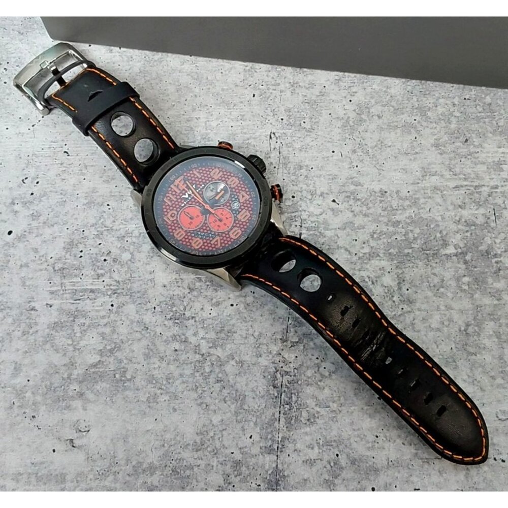Weil & Harburg Karkin Swiss Chronograph watch with racing style strap - Picture 3 of 8